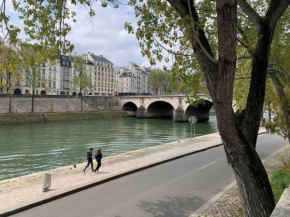 By the Seine River